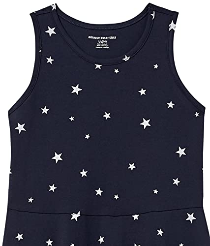 Amazon Essentials Girls and Toddlers' Knit Sleeveless Tank Play Dress, Pack of 22