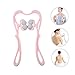 Anneome 1pc Manual Neck Massager for Cervical Ergonomic Design Lightweight Portable Neck Massager for Home Office Travel Use Pink