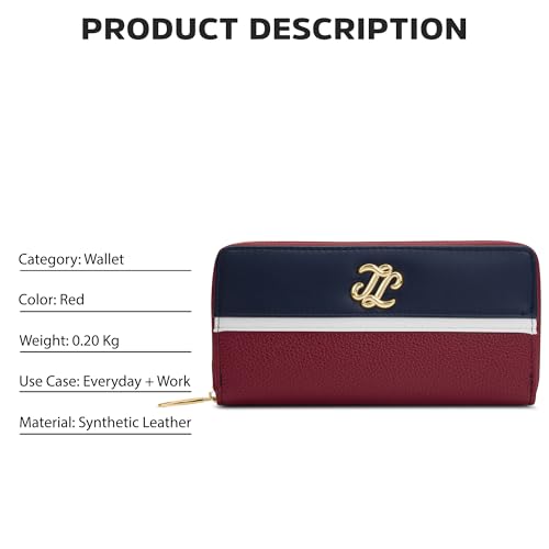 Image of Lavie Signature Women's St.Cloud Colourblock Zip Around Wallet | Gift for Women