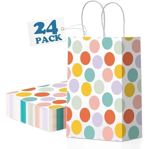 Switory Colourful Polka Dot Gift Bags Cover