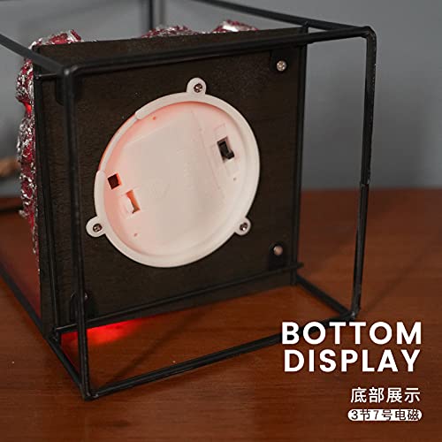 Lampe LED flamme de charbon de bois pour cadeau déco Noël - 2