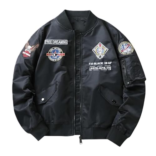 Veste de baseball classique broderie premium blouson homme finitions casual