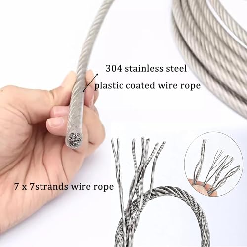 Cable acerado recubierto de plástico 2 Imagen adicional