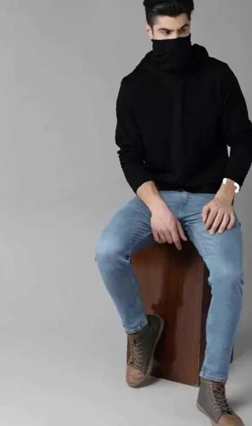 Image of Mask Winter Hoodie Sweatshirt for Men