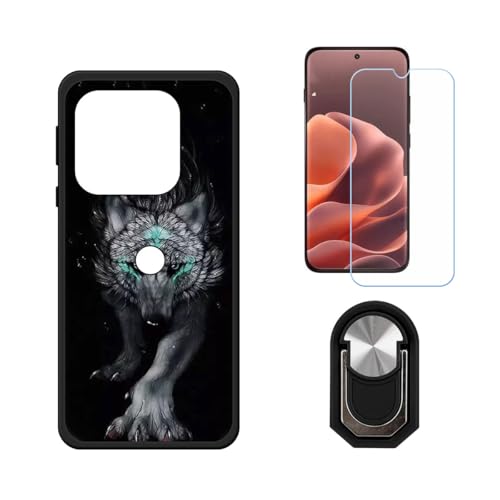 BMPNLSZ �K�p Motorola Edge 70 Pro�p+HD�����K���X�ɓK�����ėpTPU�P�[�X�A�V���J�Q���P�[�X�o���p�[�ی�o�b�N�P�[�X-�ɓK����9�d�x�X�N���C�u�h�~�X�N���[���v���e�N�^(6,78") + ���O���\�Ŕėp�I��360�x��]�\��
