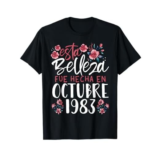 Hecha En Octubre 1983 Mujer Regalo 39 años Cumpleaños Camiseta