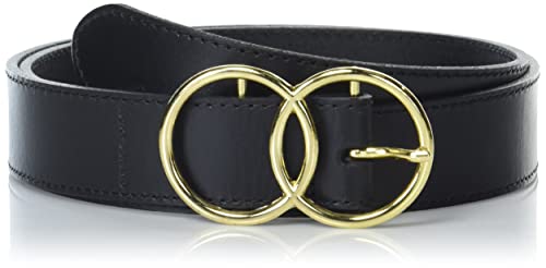 Image of Lucky Brand Women's Western Leather Belt | Classic | Fashion | Vintage | Buffalo Leather | Western-Inspired