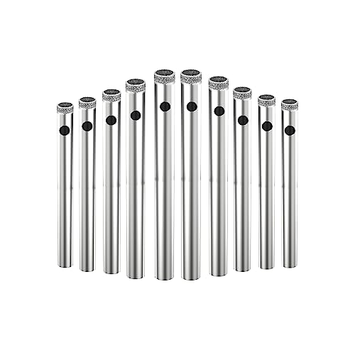 Kit de brocas de diamante 4 mm 10 piezas para vidrio y cerámica miniatura 1