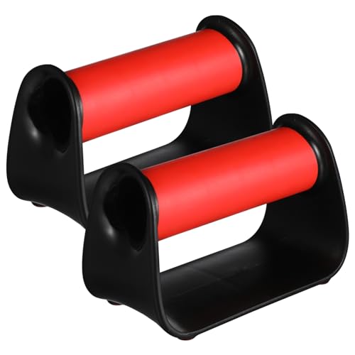 Toyvian 1 Pair Strength Training Handles for Home Workouts Nonslip Grip Bars for Floor Stability Comfortable Wrist Support Durable Design for Womens Fitness