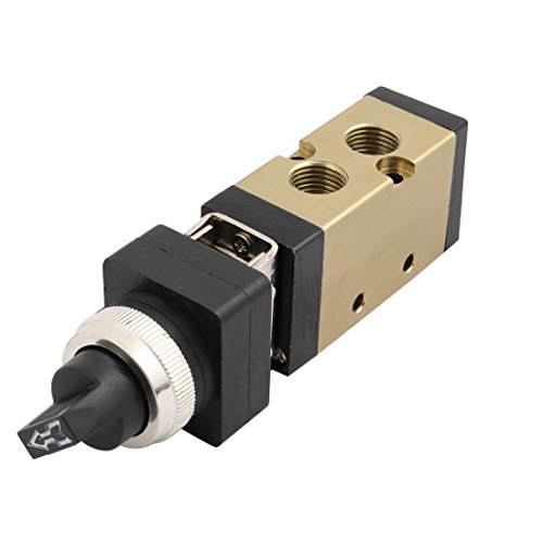 Vanne de commande mécanique MSV-86522TB 5 voies à bouton sélecteur plat de panneau