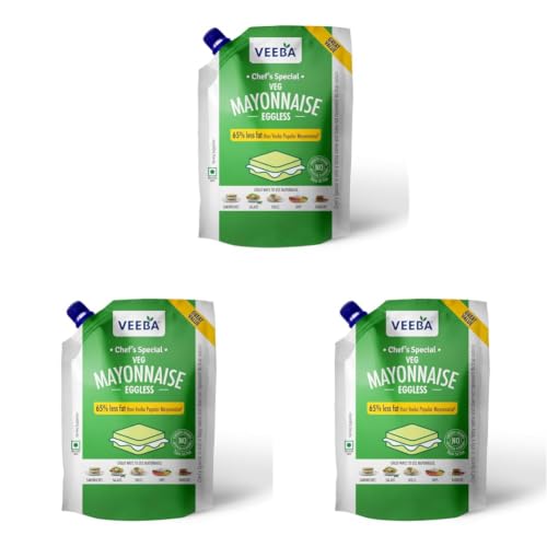 Image of Veeba Eggless Mayonnaise (875g) (Pack of 3)
