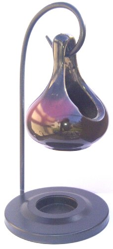 Puckator Ölbrenner, Tropfenform, Keramik, gemischt, Ständer, 19 cm,...