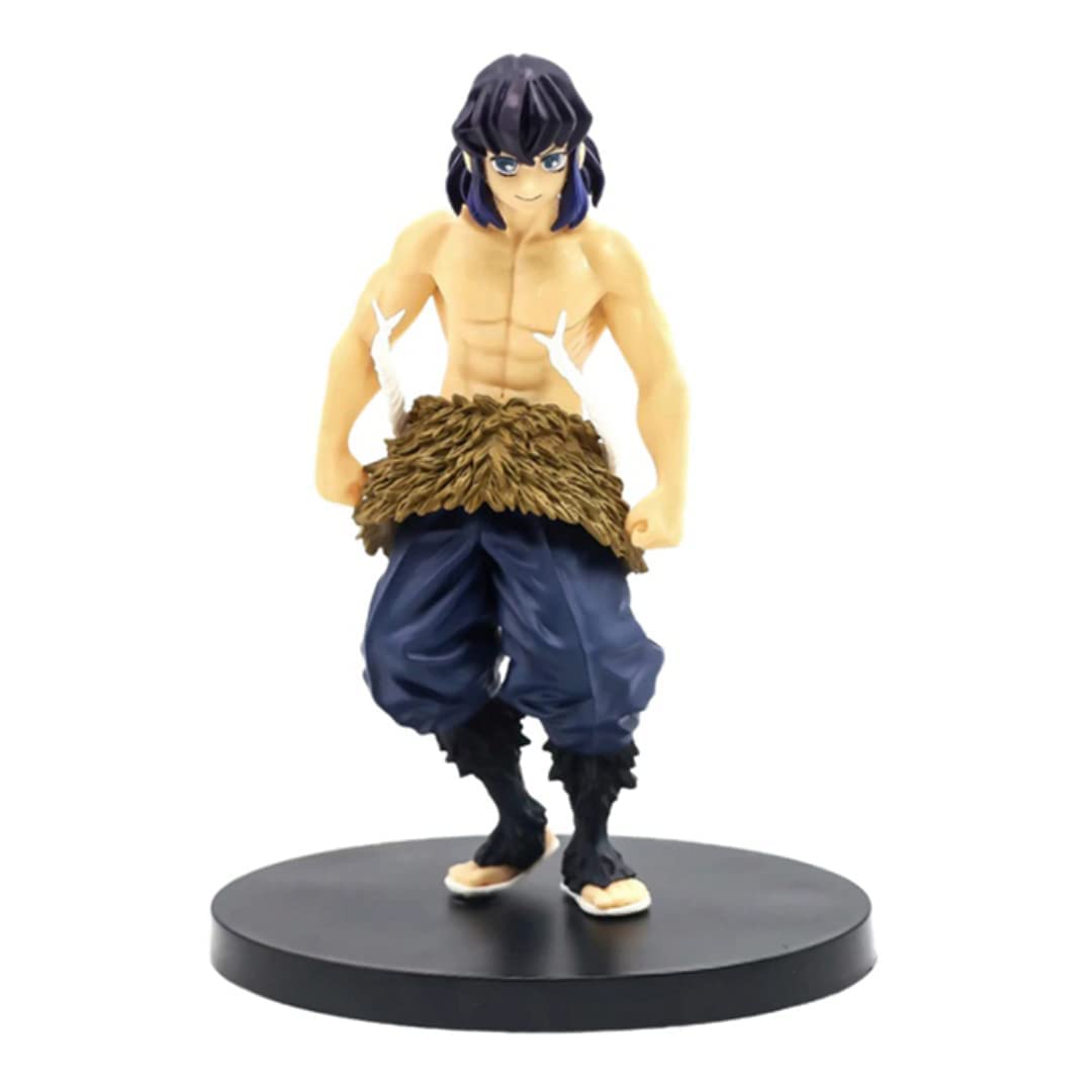 Kawaii Kart | Kimetsu No Yaiba Demon Slayer Inosuke Hashibira Without Mask Standing Action Figure | Demon Slayer Anime Toy Figure Gift Merchandise for Anime Lovers (Height - 15 cm) (B0C6KG8QVW) Amazon Price History, Amazon Price Tracker