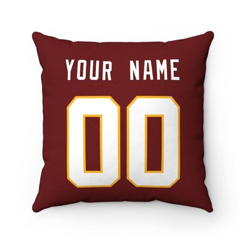 Image of ANTKING Throw Pillow 2 Pack Custom Any Name and Number Personalized Gift for Men Women Boys