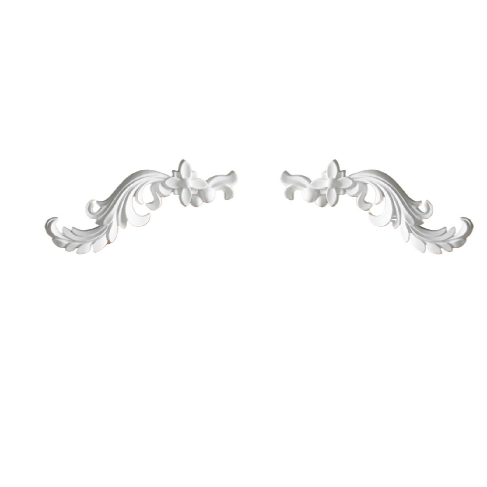 Stili multipli Decorazione della casa Soffitto in PU Profili for facciate continue Modanatura degli angoli parete angolare cornice(20.7x10.4cm)