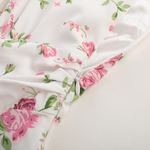Image of Belle Poque Women's Spaghetti Strap Midi Vintage Tea Party Dress | Belle Poque Women's Spaghetti Strap Midi Vintage Tea Party Dress,A-line,Cocktail Dress,Graduation Homecoming Dress