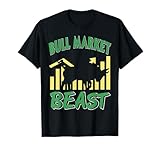 Bestia Mercado Alcista Trader Bolsa Humor Camiseta