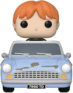 Funko POP Ride SUP DLX: Harry Potter CoS 20th- Ron w/Car, Multicolor, One Size (65654)