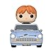Funko Pop! Ride Super Deluxe: Harry Potter: Chamber of Secrets 20th Anniversary - Ron Weasley in Flying Car, Multicolor