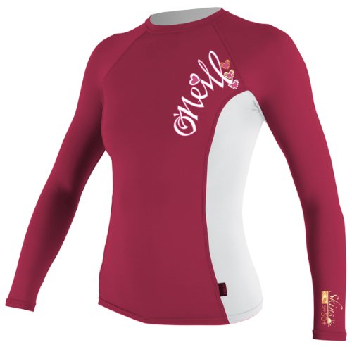 Image of O'Neill Wetsuits Girls Skins Long Sleeve Crew