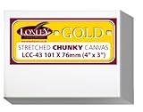 Loxley Gold LCC-43 - Lienzo preestirado, color blanco