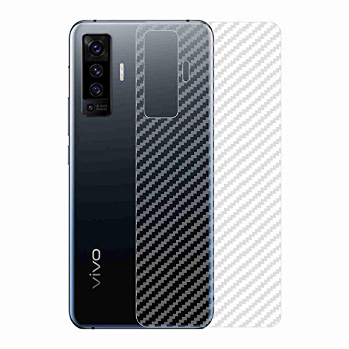 Image of Compatible with Vivo X50 Back Screen Protective Film Carbon Fiber Skin Transparent Screen Guard Sticker