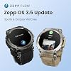 Amazfit T-Rex Ultra Smart Watch 47mm for Men, 20-Day Battery Life, 30m Freediving, Dual-Band GPS, Mud-Resistant, 100m Water-Resistant, Military-Grade Outdoor Sports Watch, for Android iPhone, Sahara