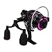 Kuuleyn Carbon Fiber Fishing Reel,Handle Baitcasting Trolling Reel,Rocker Left Right Fishing Reel,Spinning Reel Metal High Hardness Double Rocker Arm Reel with Shallow Line Cup for Ice Fishing(3000)