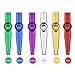 6pcs Portable Kazoo Set - Easy to Play Musical Instrument for Beginners and Kids, Fun Aluminum Alloy Kazoos for Travel and Leisure Activities