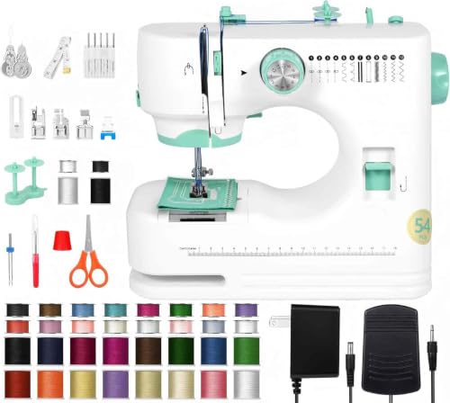 Portable Sewing Machine for Beginners, Premium Edition with Twin...