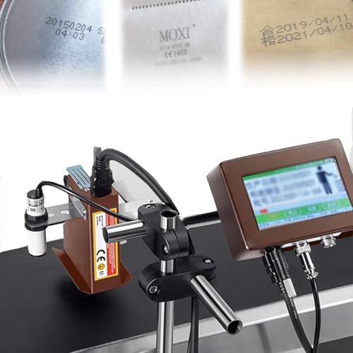 QITUJOUR Stampante a Getto D'inchiostro Industriale Da 300-600 Dpi, Stampante