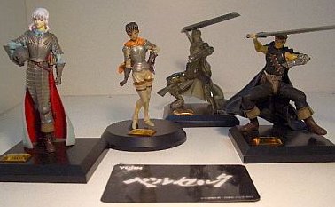 YUJIN ベルセルクフィギュア 4体セット Amazon | ユージン ベルセルク フィギュアBOX 4体セット | カプセル