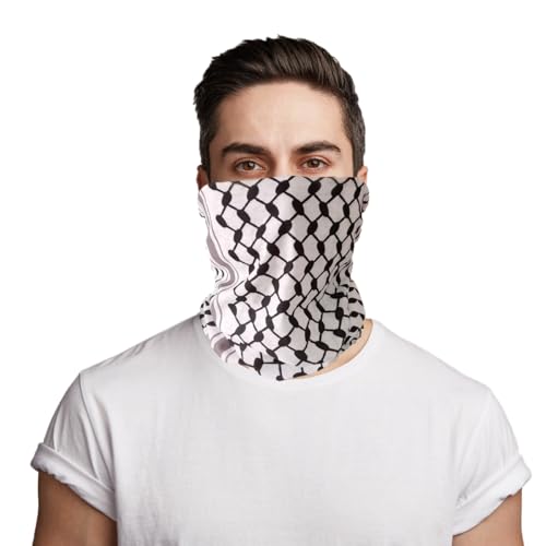 Sport Palestinian Neck Gaiters for Men Women - Unisex Winter Thermal Face Cover