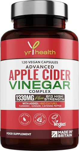 YrHealth Apple Cider Vinegar Capsules with Cayenne & Turmeric