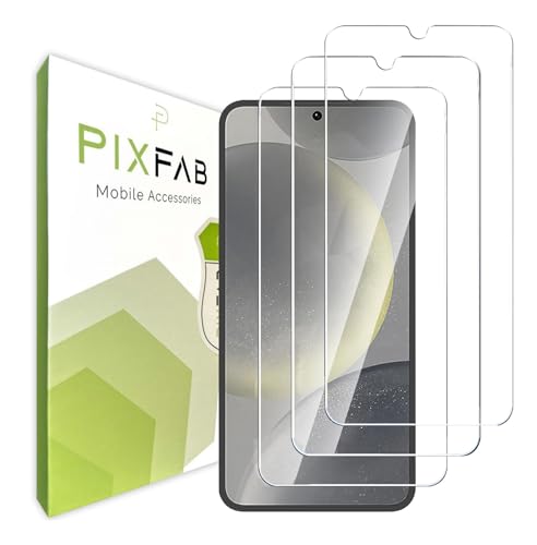 PIXFAB [Pack of 3] Screen Protector for Samsung S26 Plus Tempered Glass, Fingerprint Sensor and Anti Shatter Film, [Case Friendly] HD Clear, 9H Tempered Glass Samsung S26 Plus Phone Screen Protector