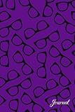  Journal: Purple nerd glasses notebook