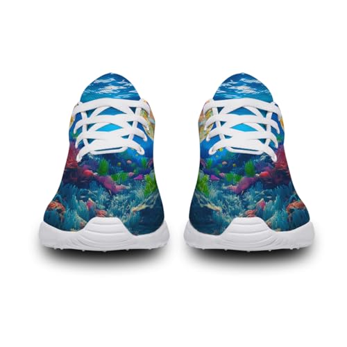 Turtle Shoes for Men Women Sea Turtle Sneakers Running Tennis Walking Shoes Gifts for Mom Dad3