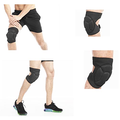 JYBTAA Men/Women Knee Pads For Cleaning, Work, Mechanic, Floors,With Soft Foam Kneepads Perfect For Kneeling for Gardening and Housework,Painter,Housekeeping,Weeding/Planting,Photographe.Black L (1 Pair) by JYBTAA - Image 4