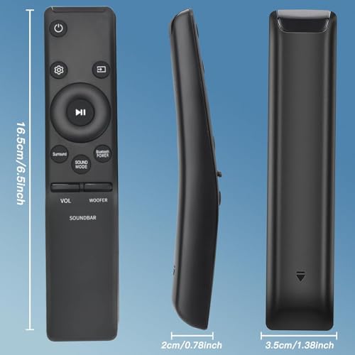 Image of ZIEVA Compatible with Samsung Soundbar Remote Control - Suitable for Home Theatre Sound bar Amplifier Music System - Please Match The Original Remote - (Samsung - 2758A)