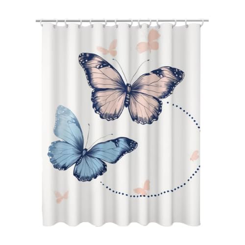 Rideau douche anti-collant 90x180 beige imperméable lavable avec ourlet lesté