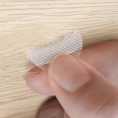 Gudalea 540 Stück Klettverschluss Selbstklebend, Klettpunkte Selbstklebend 10 mm, Self Adhesive Klettband Klettstreifen für Papier, Metall, Schule Lernmaterial, Weihnachtskarten (Weiß)