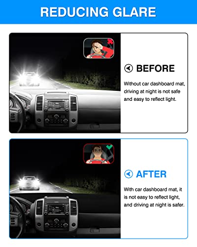 Image of Autorder Dashboard Cover Mat Fit for 2005-2021 Nissan Frontier /2009-2012 Suzuki Equator Accessories Dash Cover Flannel Dash Mat Sunshade Glare UV Rays Protector