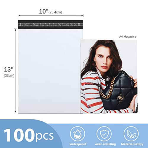 image for Metronic Poly Mailers 10x13 100 Pcs | Medium Shipping Bags for Clothin
