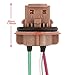 TOMALL 7443 T20 Bulb Socket Female Adapter for Brake Light (Pack of 2)