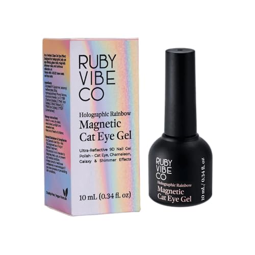 Gel Magnético Uñas Rainbow Holográfico Ruby Vibe 10 mL miniatura 1