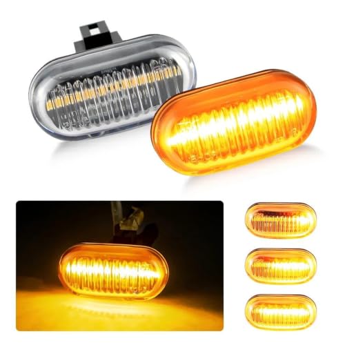 Intermitentes Opel Agila A luces LED de posición ámbar contra ópticas opacas 2