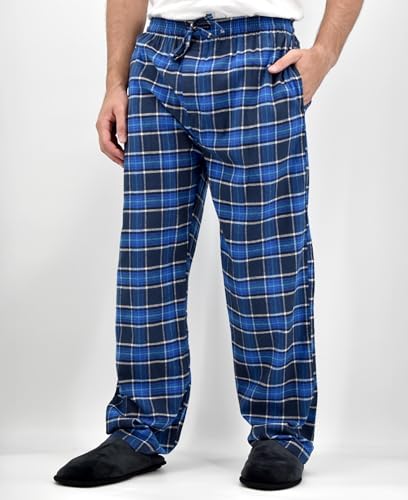 Image of Andrew Scott Men's Flannel Drawstring Pajama Pants | Plush Flannel Fleece | Pockets | Drawstring
