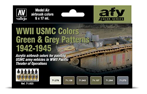 Peinture WWII USMC Vallejo 071623 Vert Gris pour Vos Sessions Modélisme