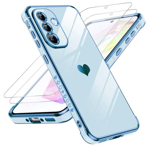 Coque Samsung Galaxy A36 5G LeYi anti-rayures avec double verre trempé