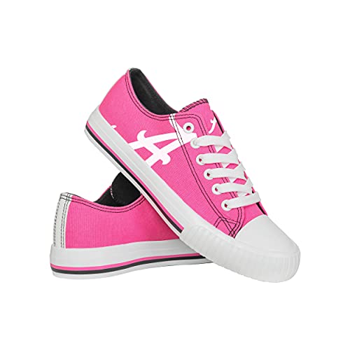 FOCO Alabama Crimson Tide NCAA Womens Highlights Low Top Canvas Shoe - 7